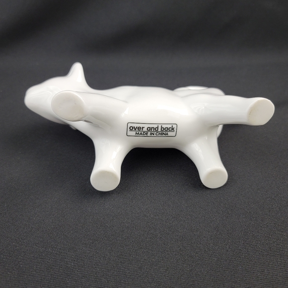 Ceramic Cow Creamer Milk Pitcher By Over And Back - Picture 7 of 14